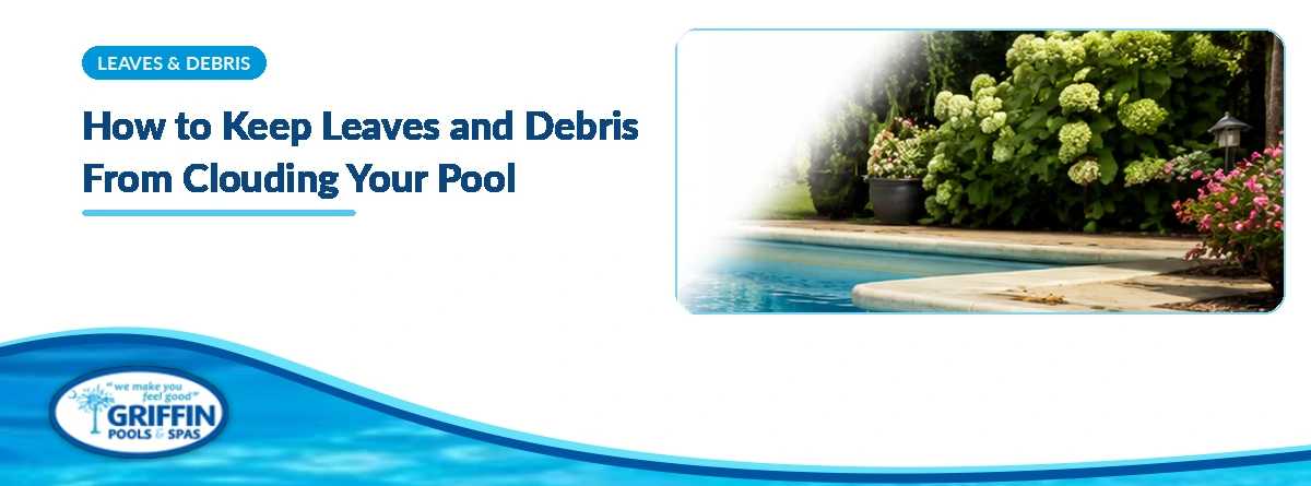 Covered swimming pool protected from leaves and outdoor debris
